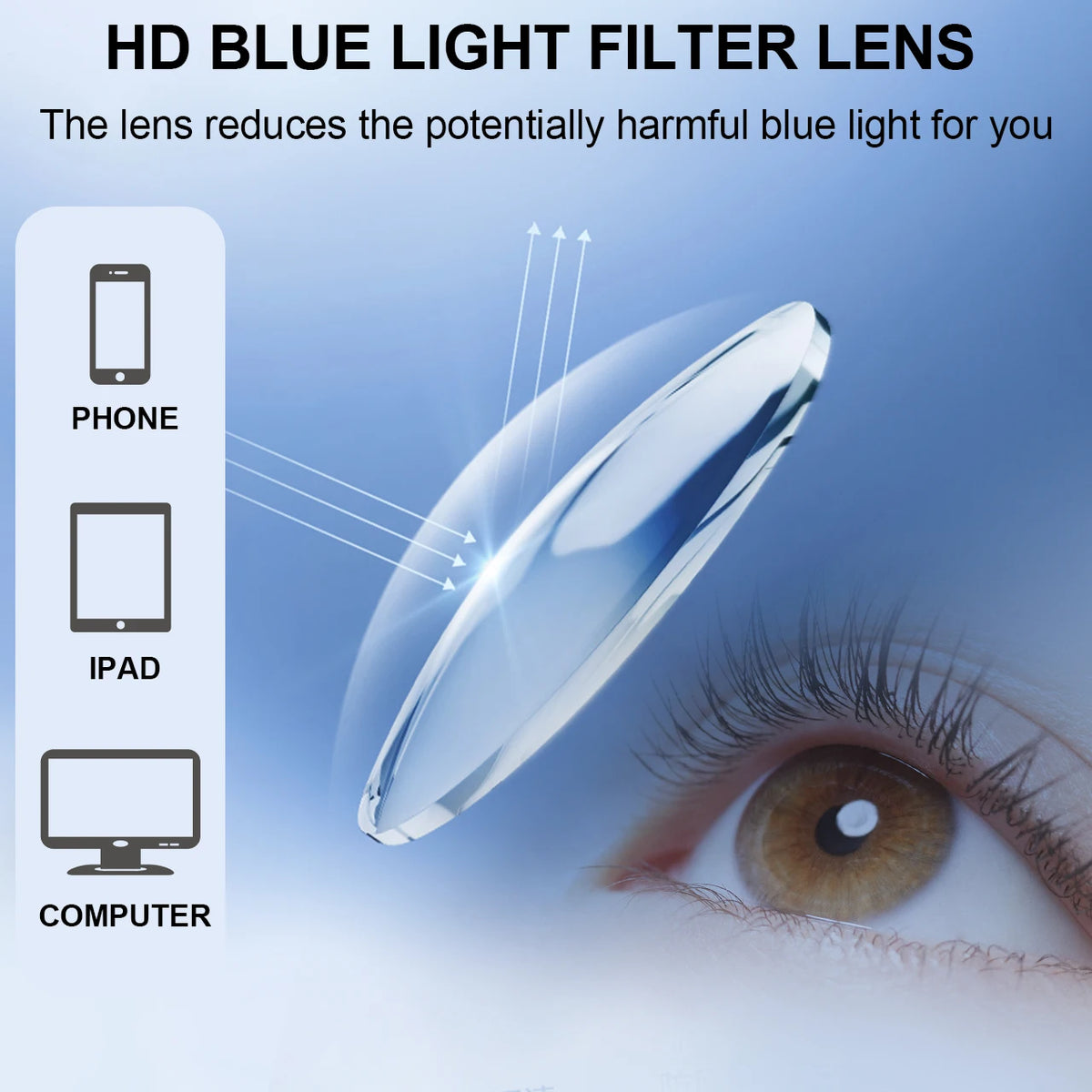 Auto Focus Reading Glasses Adaptive Focus Presbyopia Glasses Anti Blue Light Smart Reading Glasses for Men Women