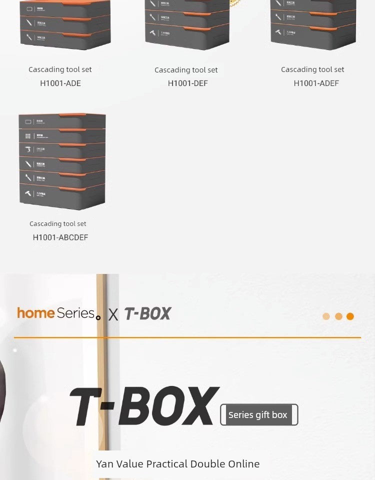 Deli Home Daily For Home Wire Cutter Hammer Lithium Electric Drill Emergency Repair Multifunctional Suit Tool H1001