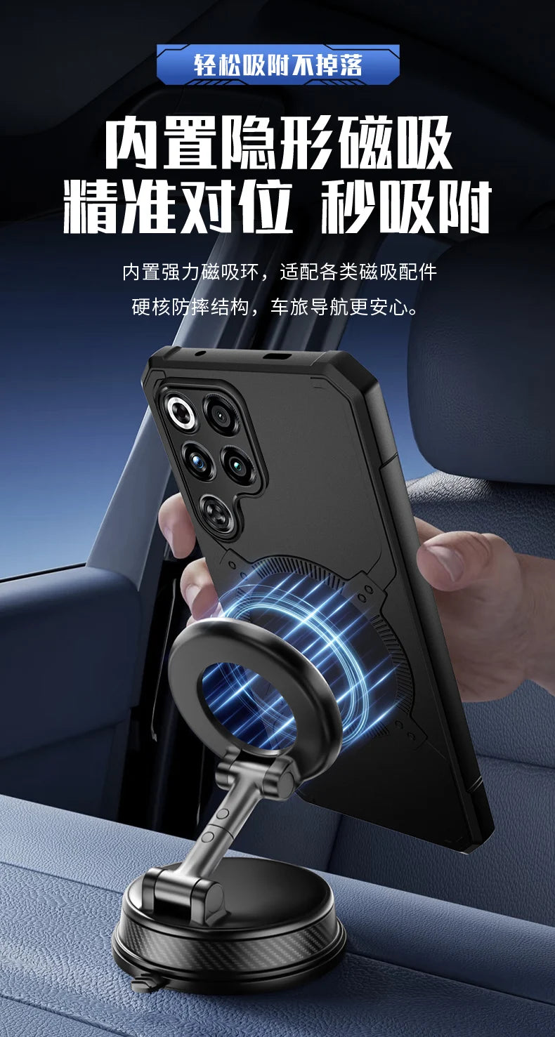 Armor Protective Heat Dissipation Phone Case For Redmagic 11 10 Air 10s 9s 9 11 11s Pro+ Pro Plus Case Shockproof Magnetic Cover