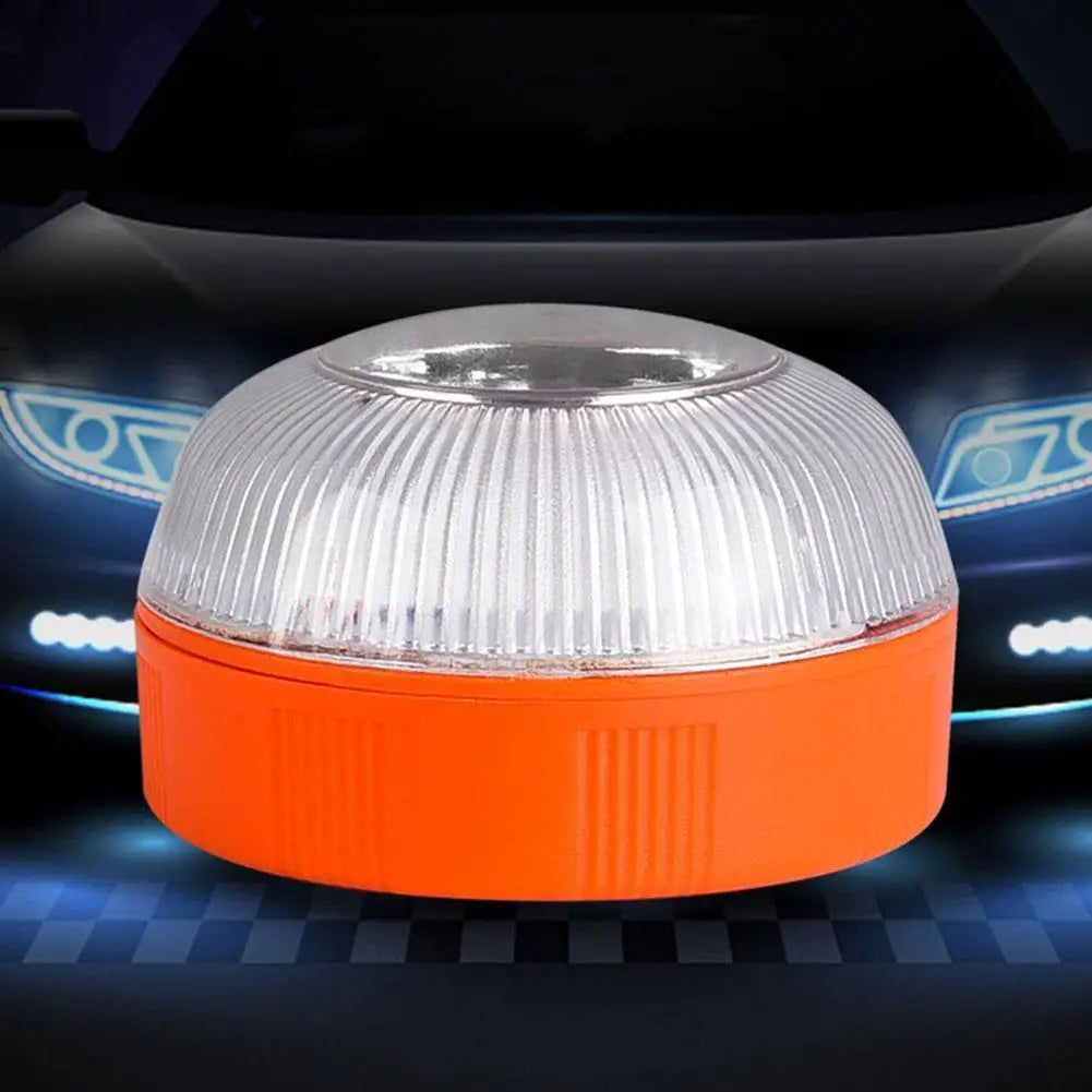 Boxed Spanish V16 Car Warning Light LED White Rechargeable Flashing Traffic Yellow Light Light Flash Battery Charging Emerg P9I5