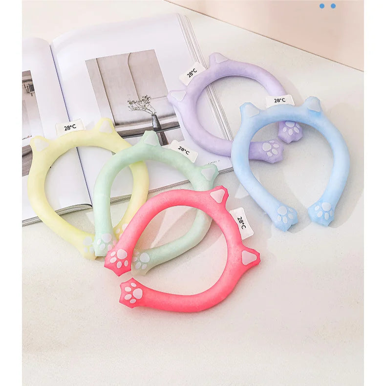 Sunstroke Prevention and Cooling Tool Outdoor Sports Cooling Ring Summer Comfort PCM Cold Collar Beach Travel Essentials