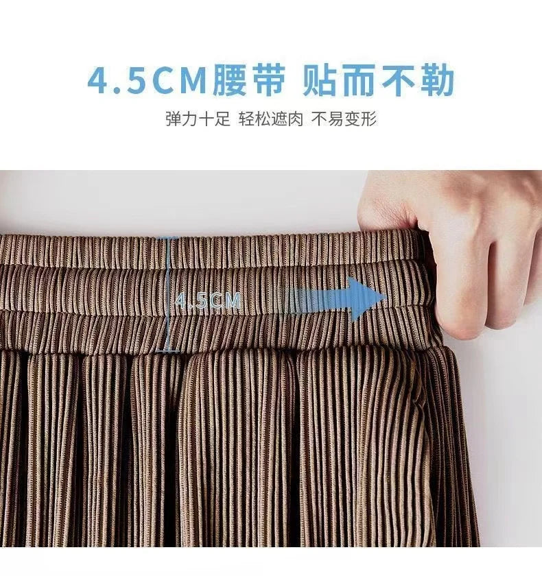 Men's Wrinkled Ice Silk Sports Set 2024 Summer New Short sleeved Long Pants Two piece Set Fashionable, Breathable, and Cool 3