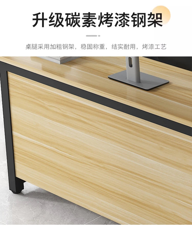 Simple Modern Office Desk Drawers Computer Study Conference Office Desk Reception Bedroom Scrivania Da Ufficio Furnitures