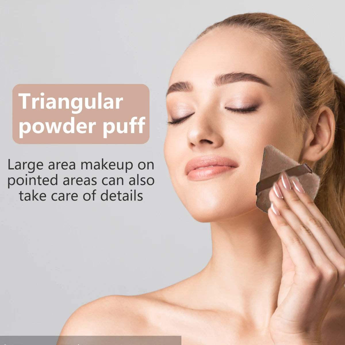 20/40pcs Makeup Brush And Sponge Set Professional Makeup Brush Set Triangle Powder Puff Clean Powder Puff Makeup Tool Set