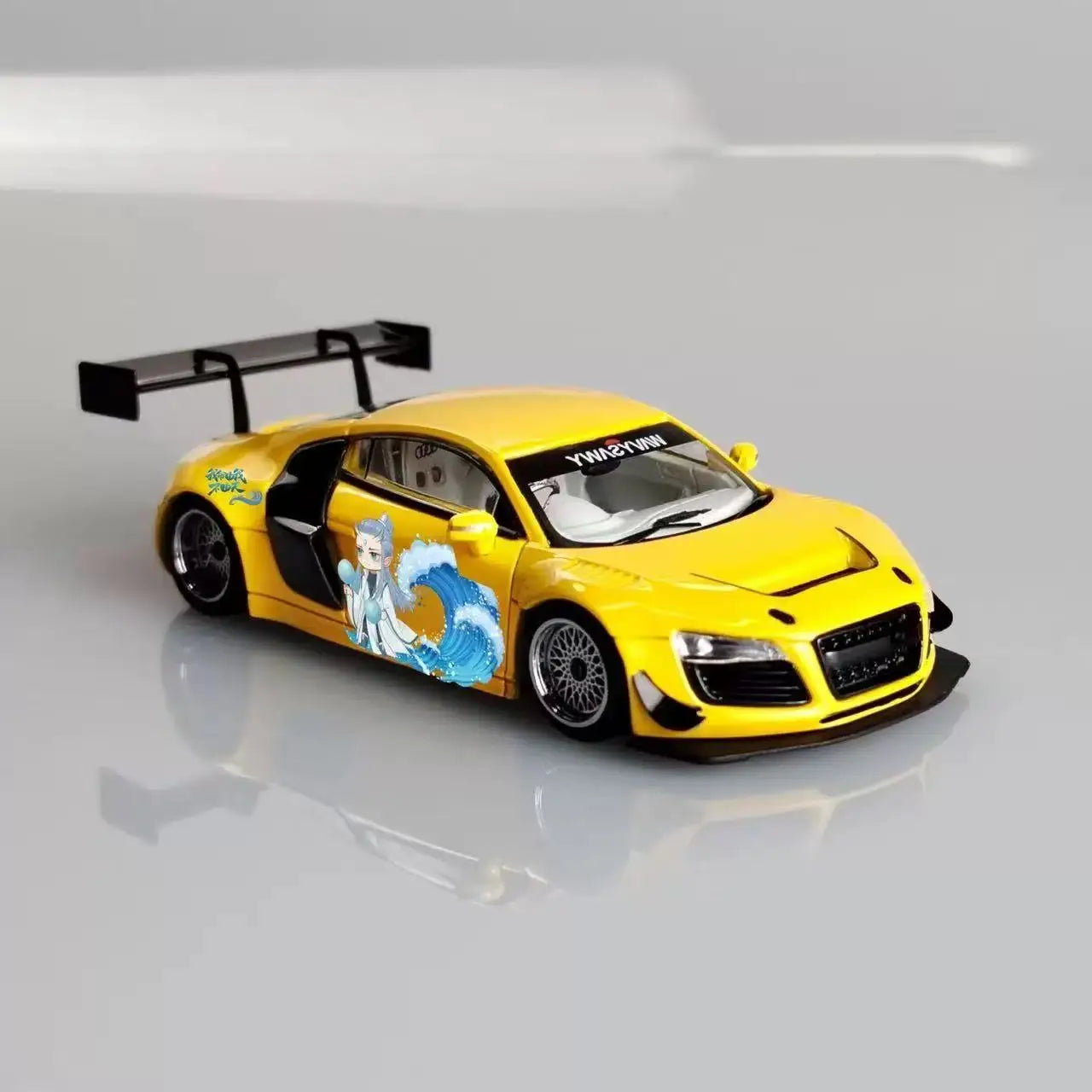 LMF 1:64 R8 LMS Ultra Racing alloy car model