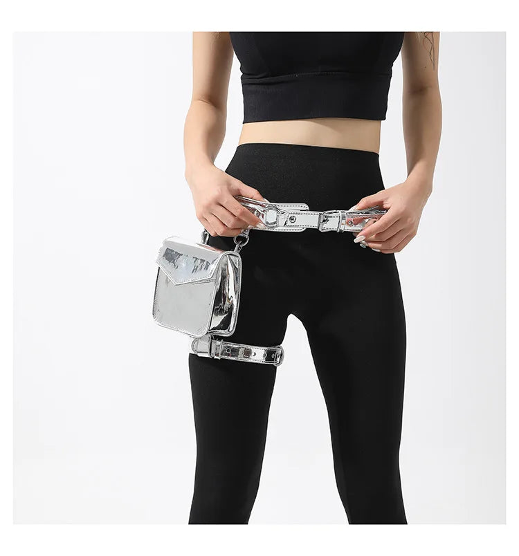 Belt Bag Mini Bag Waist Bag Leg Bag Sports Fitness Running Bag With Yoga Pants Headset Lipstick Bag Fanny Pack Purse Waist Pack