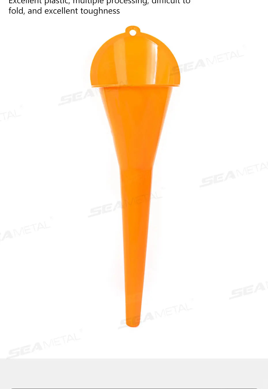 SEAMETAL Car Long Stem Funnel Oil Fuel Filling Tools Anti-splash Plastic Funnel Auto Accessories Motorcycle Refueling Tools