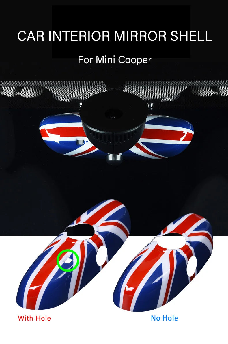 Rear View Mirror Cover Shell Car Accessories For Mini Cooper COUNTRYMAN CLUBMAN F54 F55 F56 F57 F60 R55 R56 R57 R58 R59 R50 R53