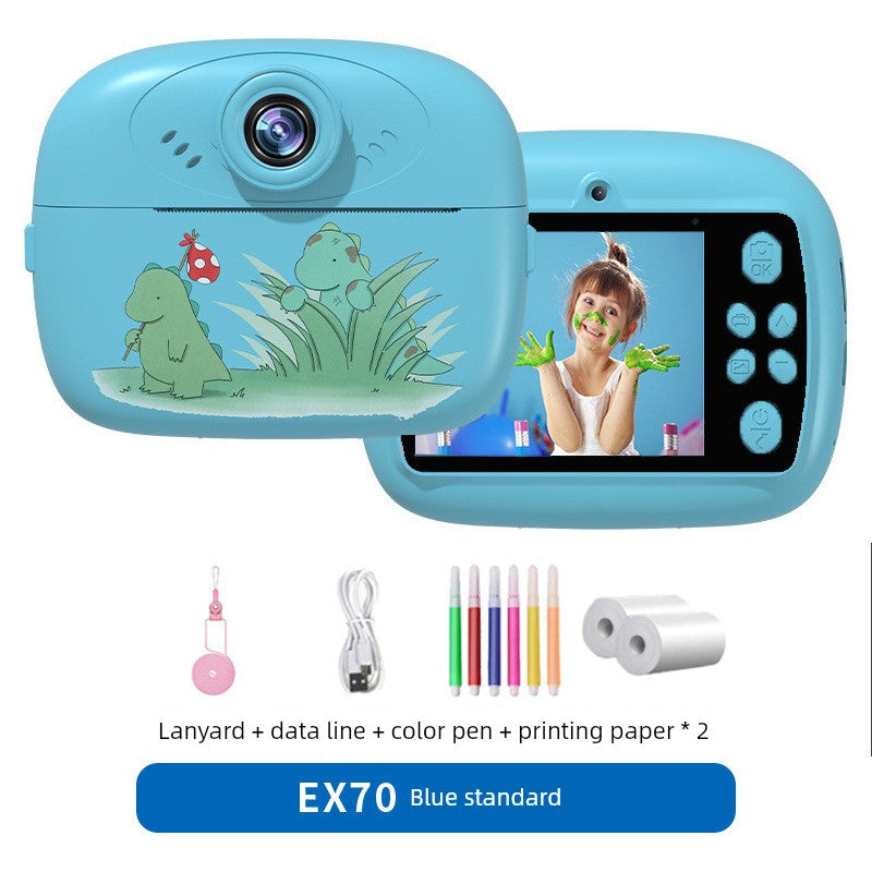 Children's Camera Toy Gift for Boys and Girls, Can Take Pictures and Print, Baby Digital Instant Camera, 2025 Student Model