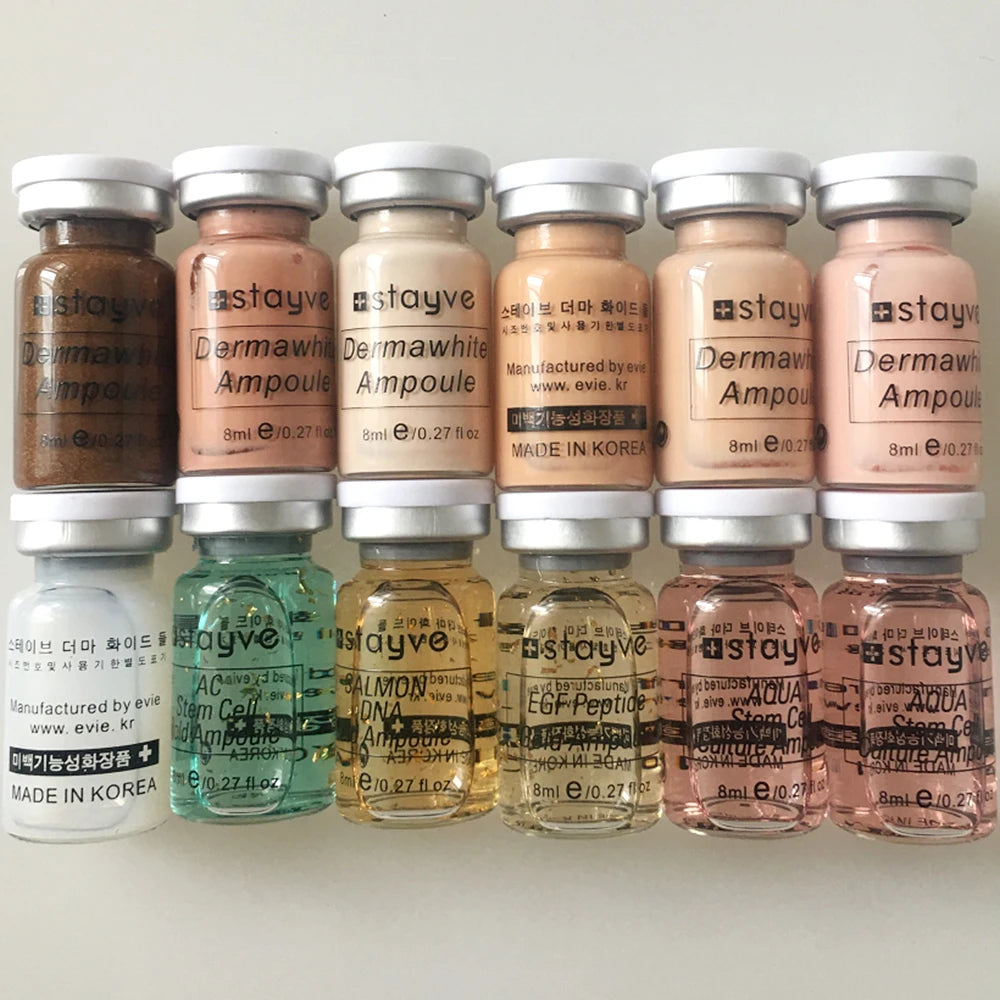 Korea Stayve BB Cream Glow Skin Booster Ampoule Kit Niacinamide/Salmon DNA  Face Foundation Moisturizing Cream Skin Care Beauty