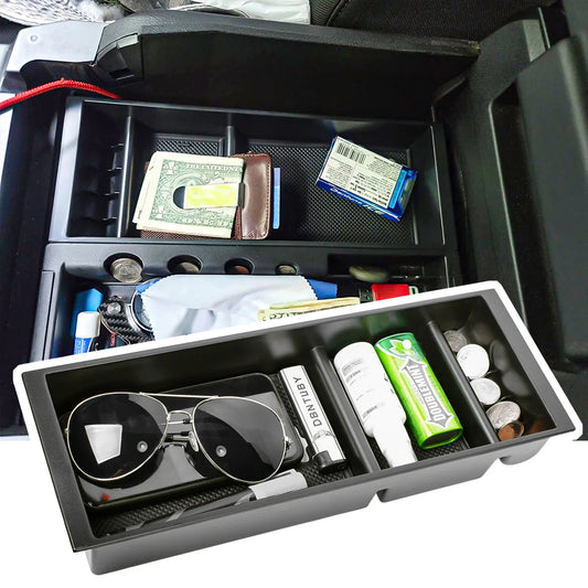 For Ford Raptor F-150 F150 2015-2020 Car Center Console Armrest Storage Box Organizer Tray Accessories 2019 2018 2017 2016