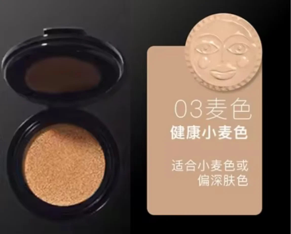 Girlcult Shimmer Air Cushion Oily Skin Liquid Foundation Light thin fit concealer Air Cushion Foundation Makeup Cosmetics