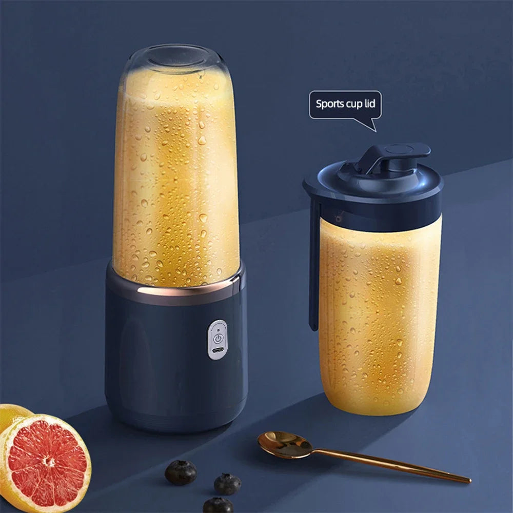 6 Color 400ml Portable USB Blender Electric Travel Juicer Cup For Smoothie Milkshake Kitchen Mini Mixer Tool