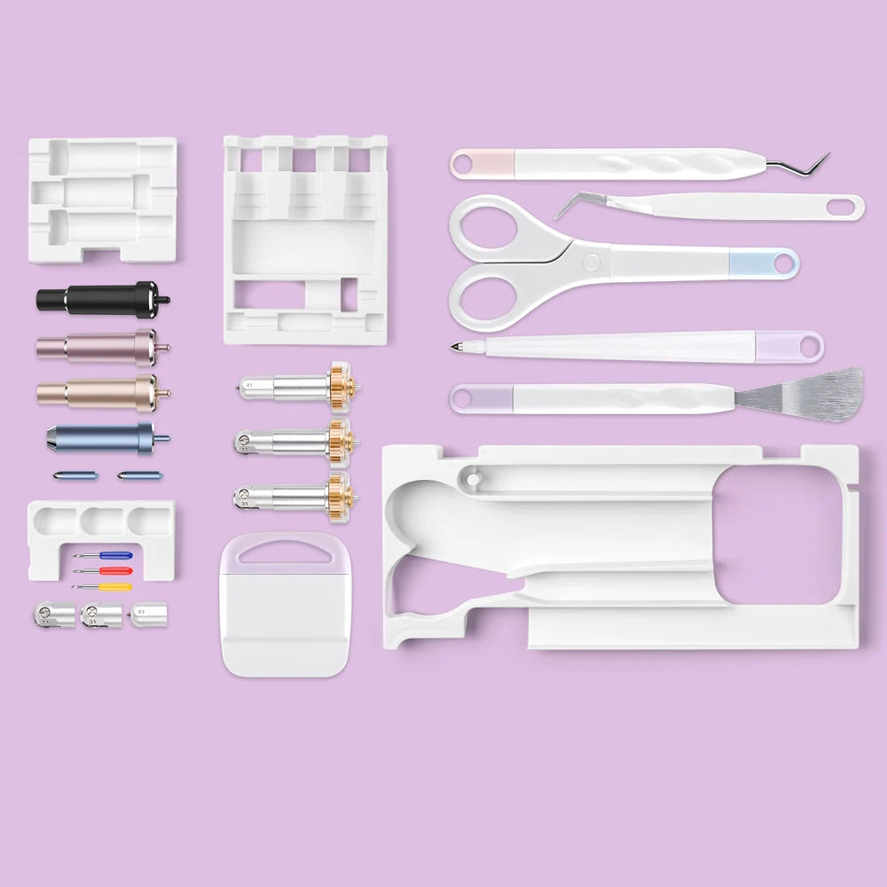 4pcs/Set Tools Storage Inserts for Cricut Maker 3 & Maker Weeding Tools Kit Tray Blades Housing Tip Accessories Organizer