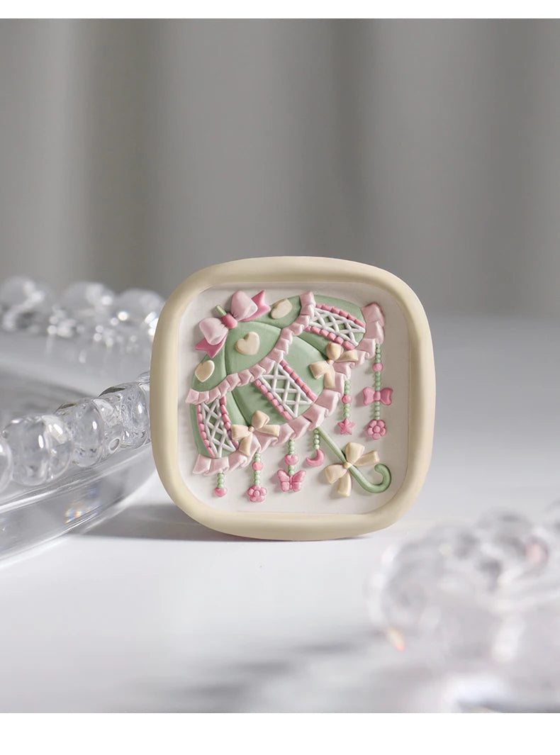 3D Embossed Wax Seal Stamp Retro/Umbrella/Desk Lamp For A Copper Head For DIY Envelope Letter Wedding Invitation Card