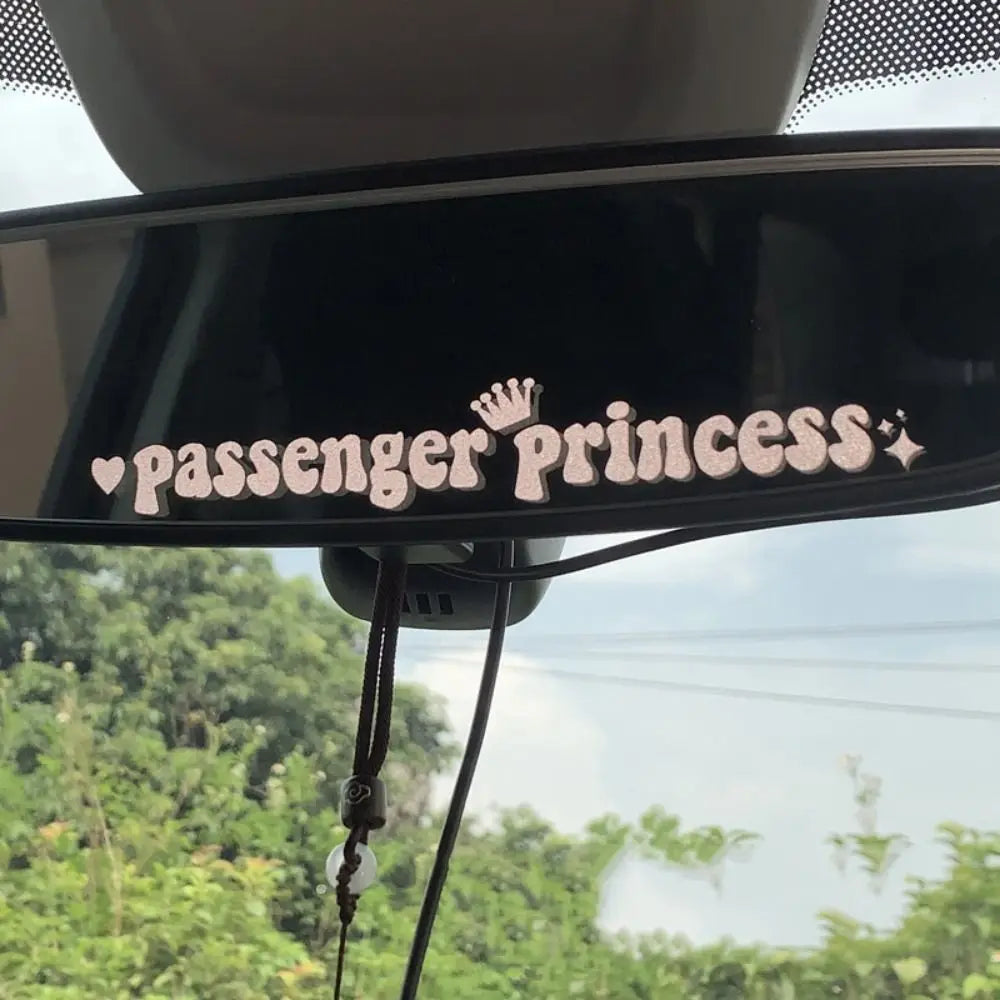 Passenger Princess Passenger Princess Car Stickers Self Adhesive Reflective Passenger Princess Sticker Personality Funny
