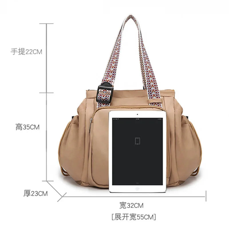 Baby Diaper Bag Multi-pocket Travel Duffel Bags Foldable Gym Bag Women Hand Luggage Airport Bags Mom Stroller Maternity Totes