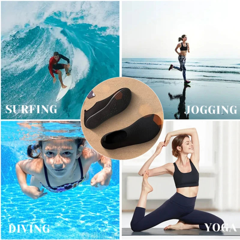 2026 New Beach Water Shoes Unisex Beach Quick-Drying Breathable Swimming Slippers Summer Anti-slip Casual Sports Water Sneakers