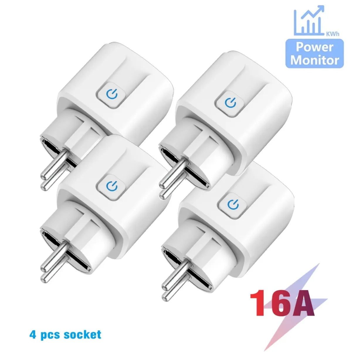 TASMOTA WiFi Plug Works With Matter Home Assitant Electric Consumption Monitoring 16A