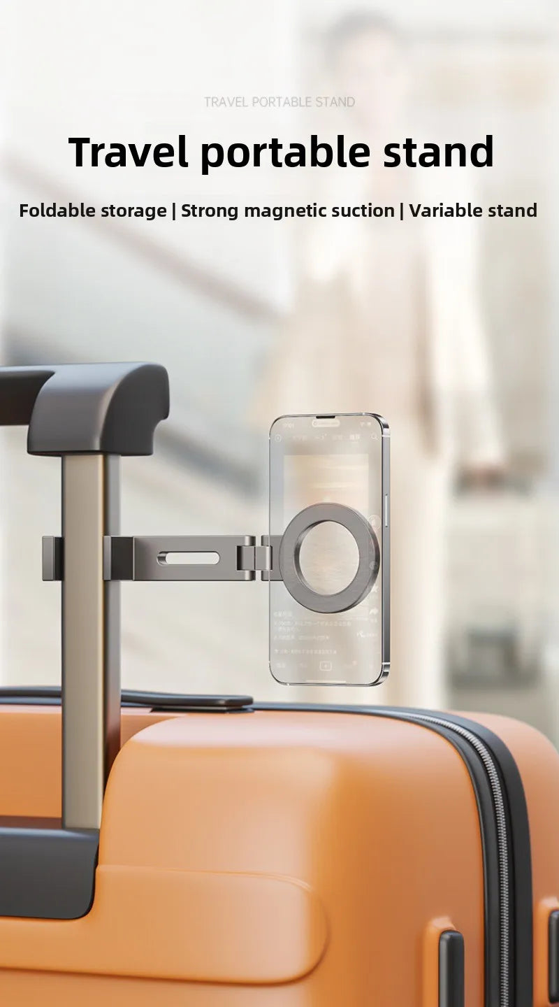 Universal Magnetic Phone Holder Travel Essentials Flexible Rotation Hands-Free Airplane Phone Mount for IPhone15 Pro Max Series