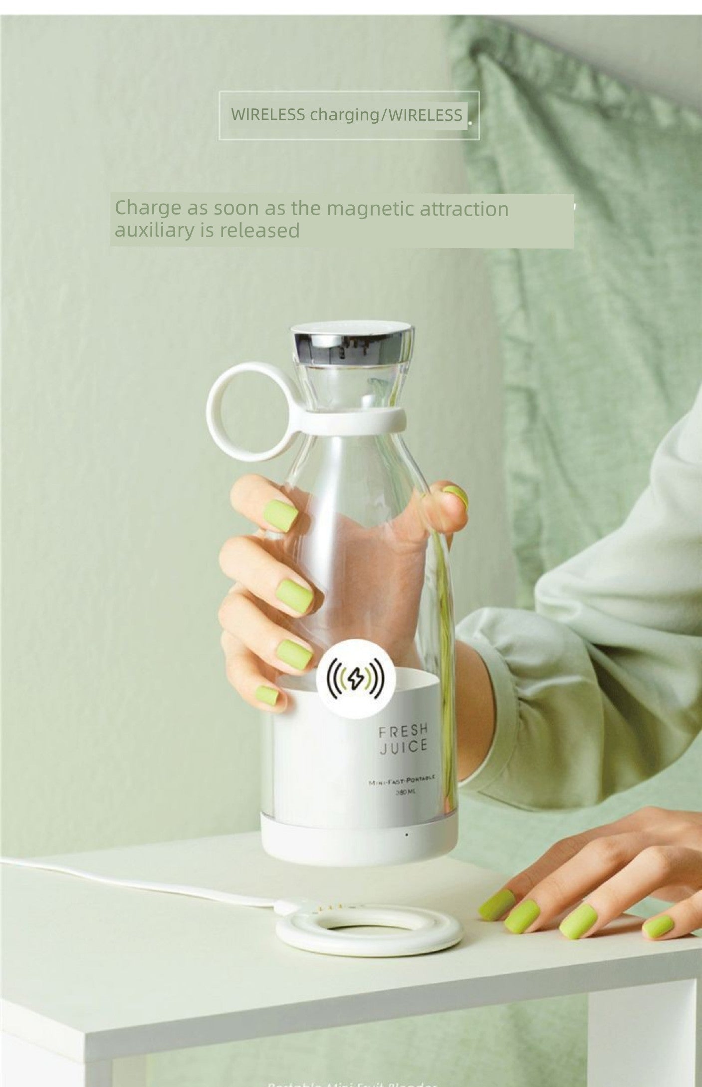 Portable Electric Juicer Cup 110 V220v Neutral US Juicer Canada Fruit Juicer Wireless USB