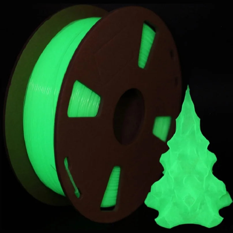 3D Printer Filament Glow In The Dark PLA 1.75mm 1kg 250g Luminous Filament PLA Blue Green Plastic Material Clear For FDM Printer