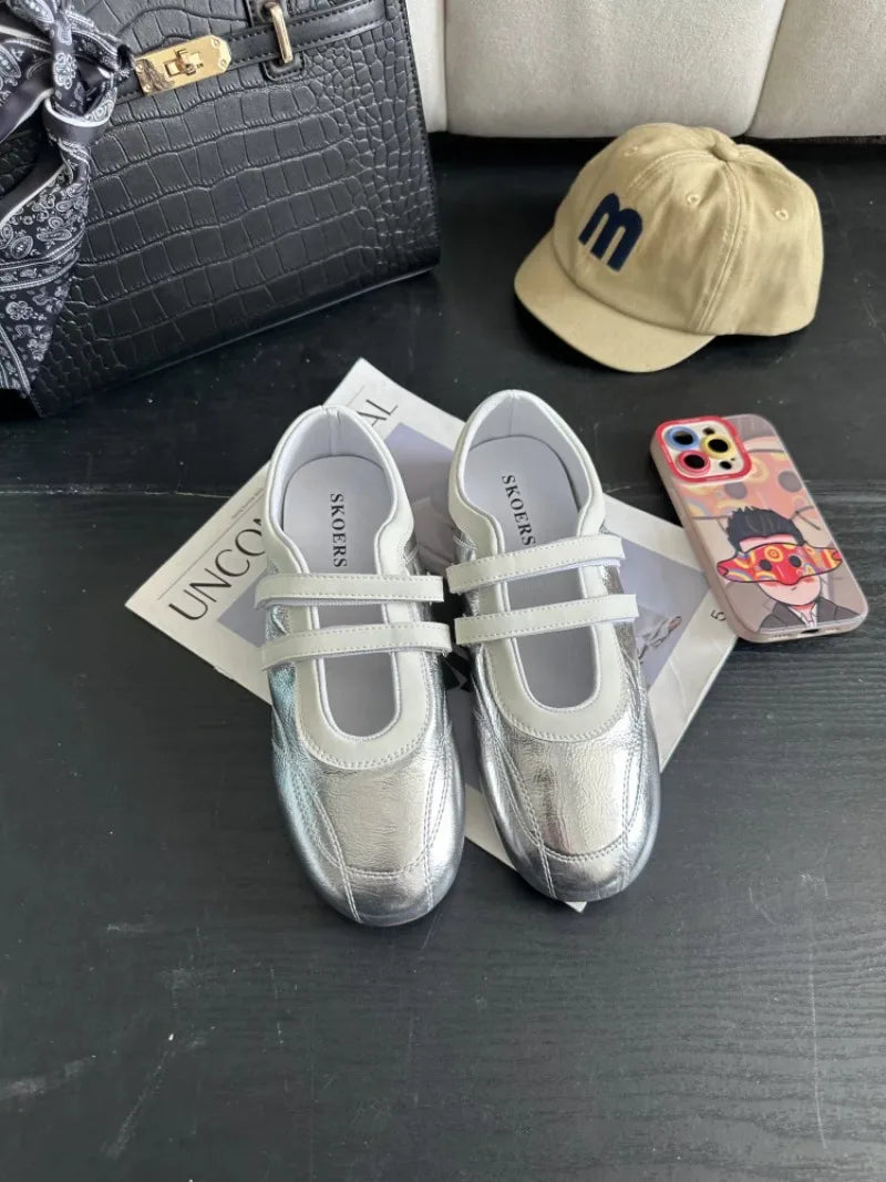 Ladies Shoes 2025 Brand Shallow Women's Flats Fashion Round Toe Casual New Light Comfortable Best Seller Concise Ballet Flats