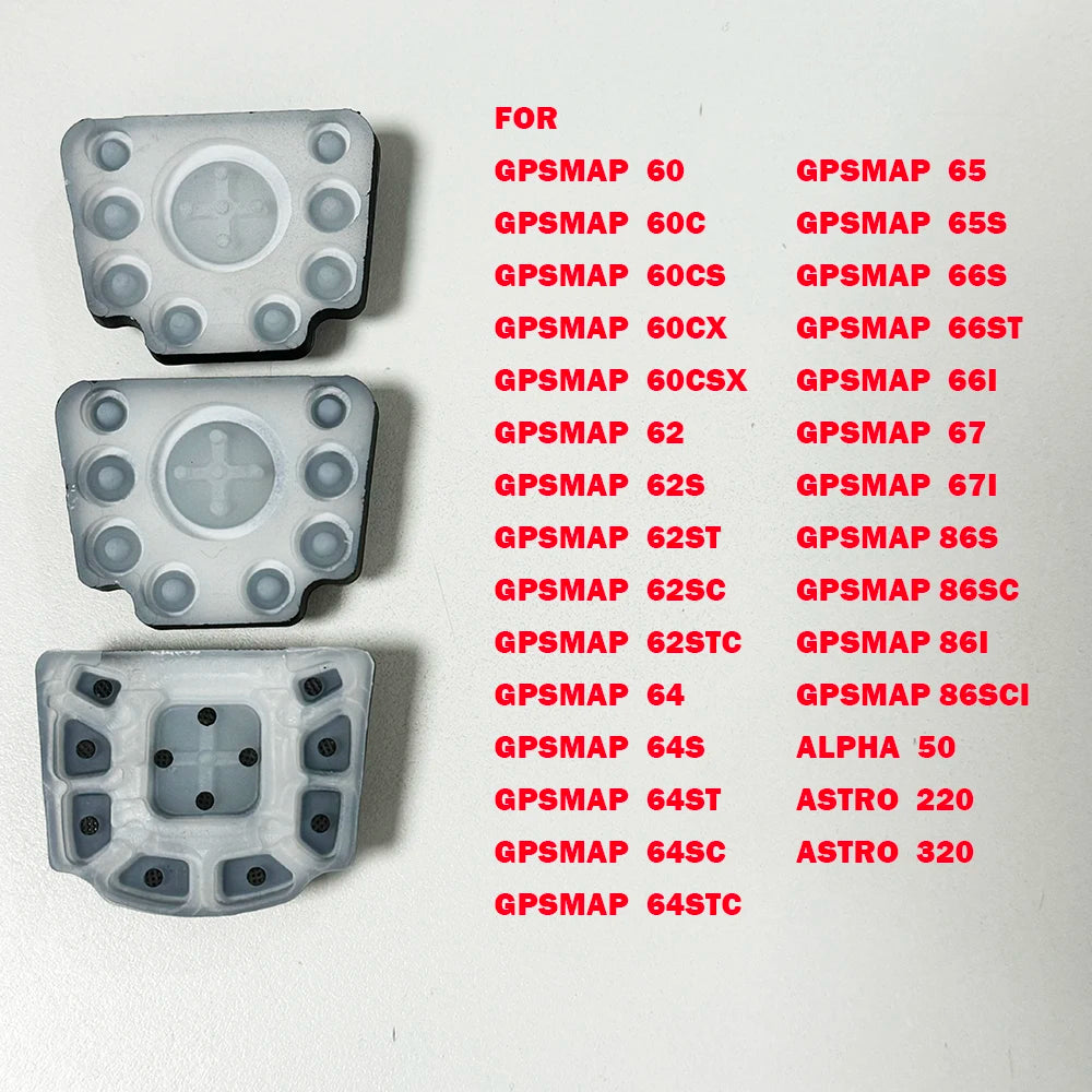 For GARMIN Gpsmap 60 62 64 65 66 67 86 Aeries ALPHA 50 ASTRO 220 320 430 900 Keypad Rubber Button Handheld GPS Keyboard