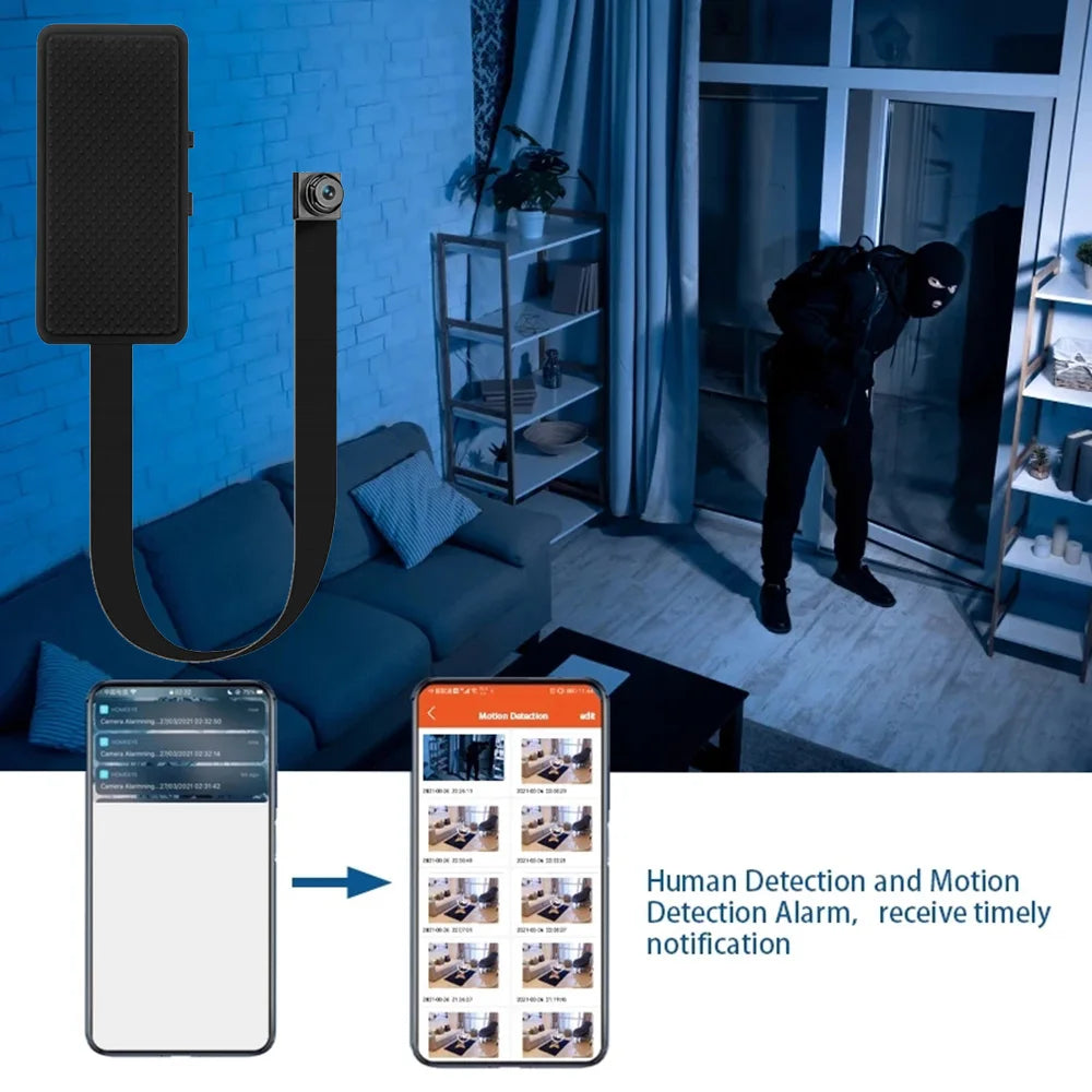 1080P WiFi Mini Camera,Add Card reader DIY WiFi Module Camera Built in Microphone,motion detection,Video Recorder Remote view