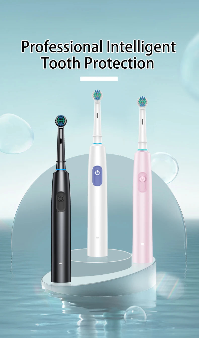 New 2024 SC506 Sonic Electric Toothbrush Adult Timer Brush 6 Mode USB Charger Rechargeable Tooth Brushes Replacement Heads Set
