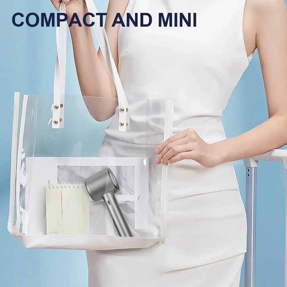 Portable Hand Fan , 120 Wind Speeds, Mini Bladeless Handheld Fan, USB Rechargeable Personal Highspeed Fans, Electric Eyelash Fan