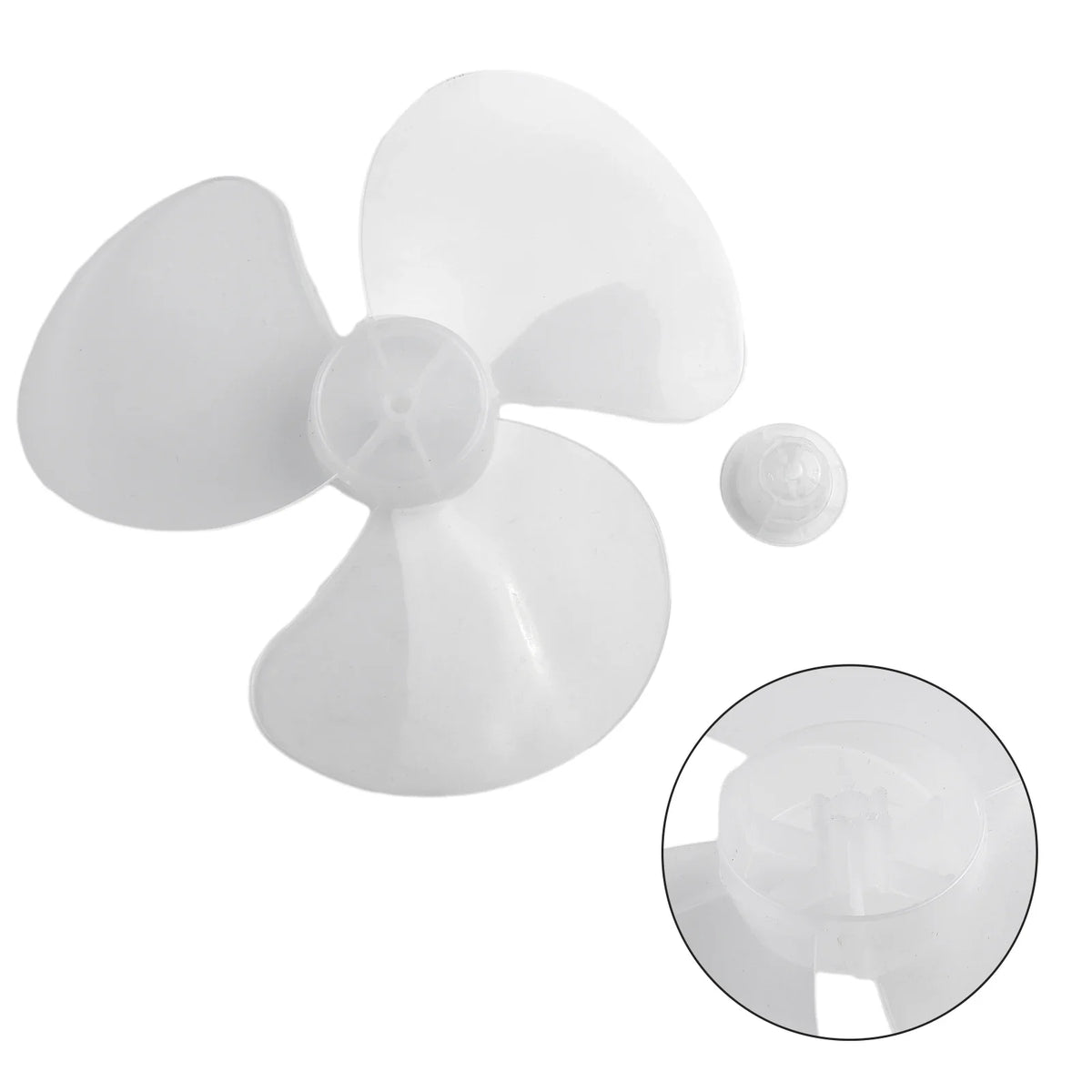 1pcs Fan Blade 12inch Plastic Fan Blade 3 Leaves For Standing Pedestal Floor Wall Table Fanner 28cm Electric Fan Accessories