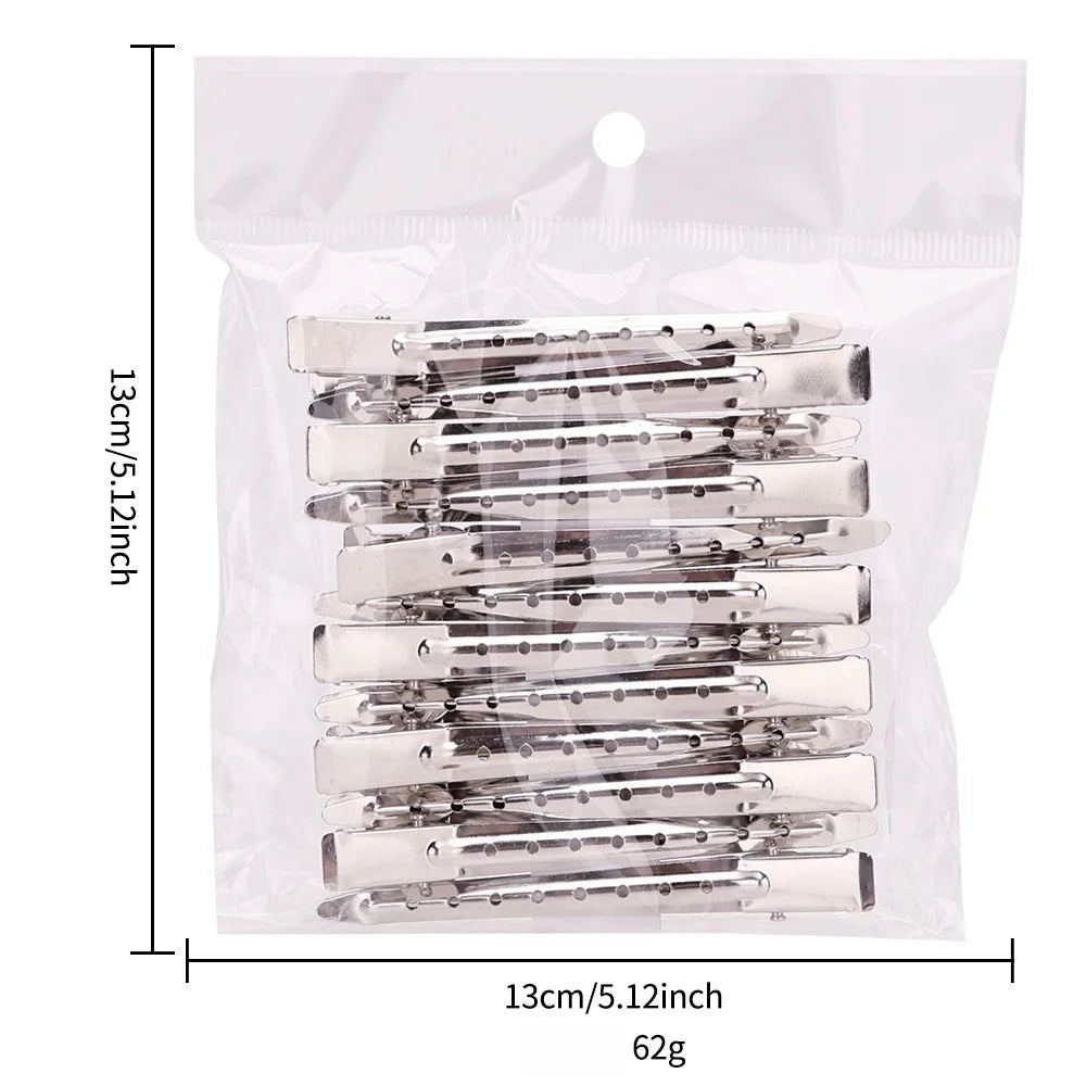 12/35/50/70/80Pcs Positioning Metal Hair Clips Hairpins for Women Styling Tools Barber Hair Cut Clamps DIY Curls for Salon