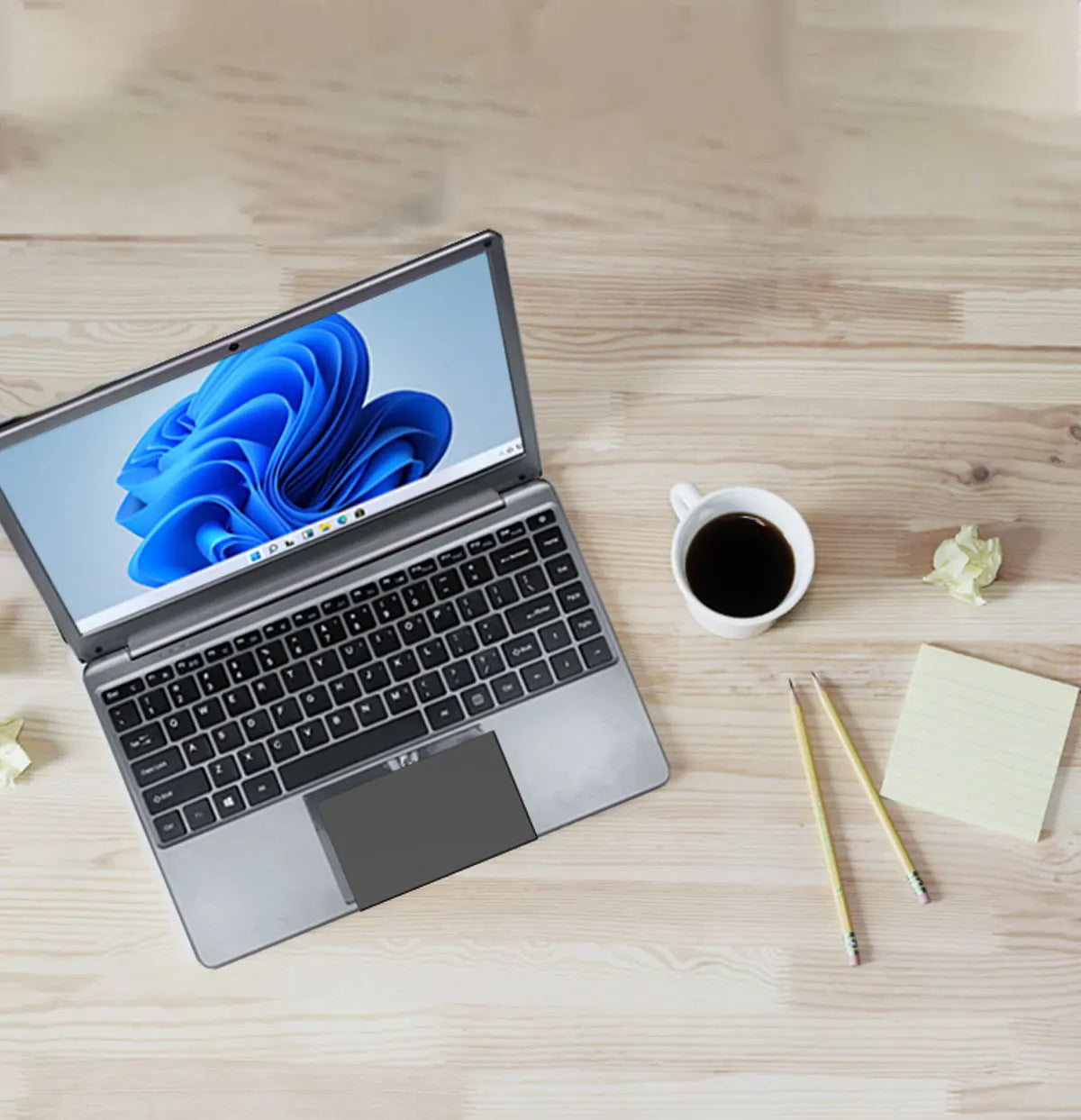 CRELANDER 14 Inch Laptop Intel Celeron N4020 IPS Screen 8GB RAM 128GB SSD Windows 11 Notebook 5G WIFi Mini PC Laptops Computer