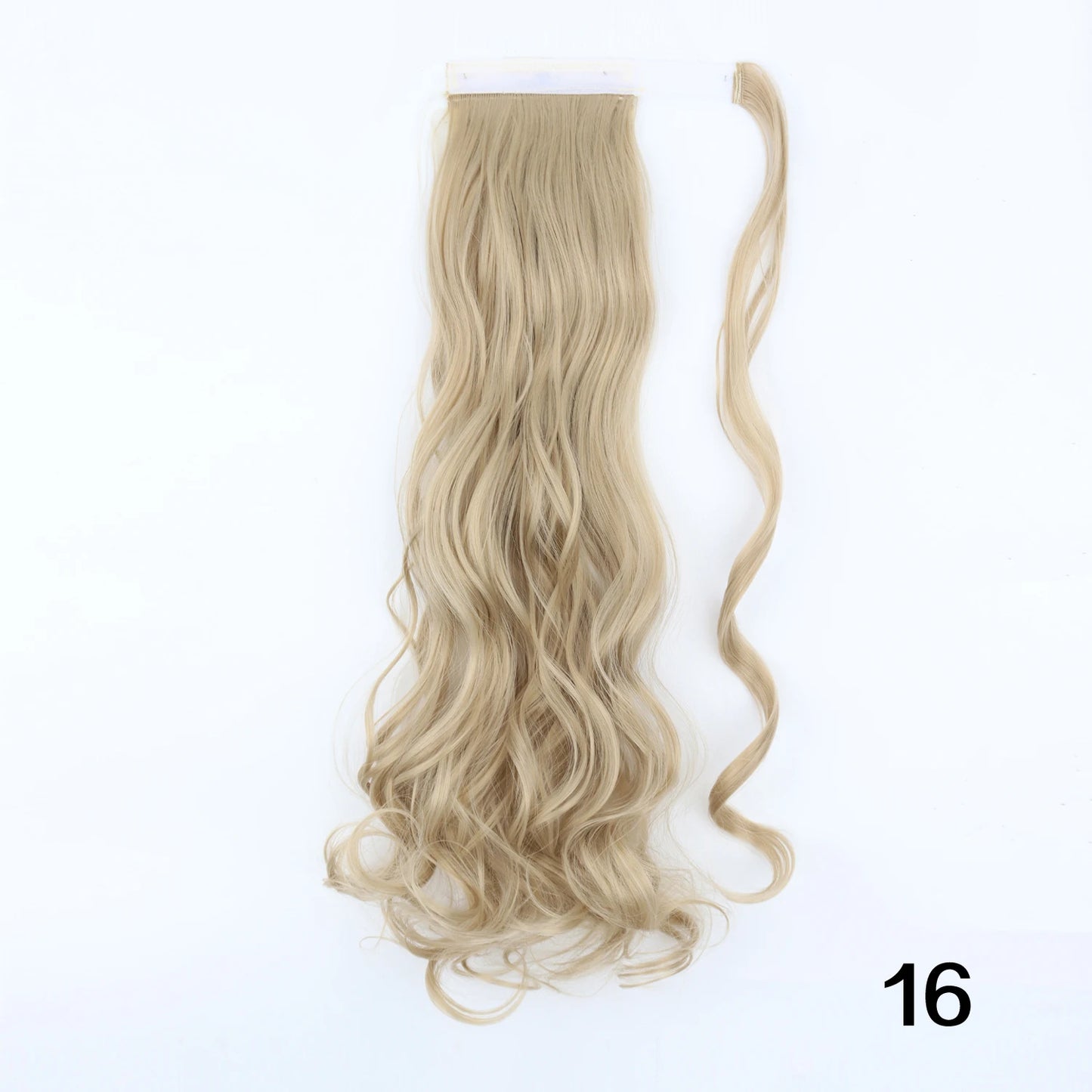MERISIHAIR Synthetic 22 34 inches Long Straight Ponytail Extensions Heat Resisting Ponytail Brown Blonde Hair Women