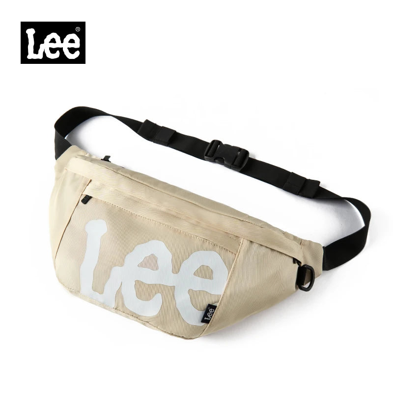 LEE Unisex Independent IPad Pocket Crossbody Bag Male Women Waterproof Sport Single Shoulder Extra Large Waist Bag Fanny Pack