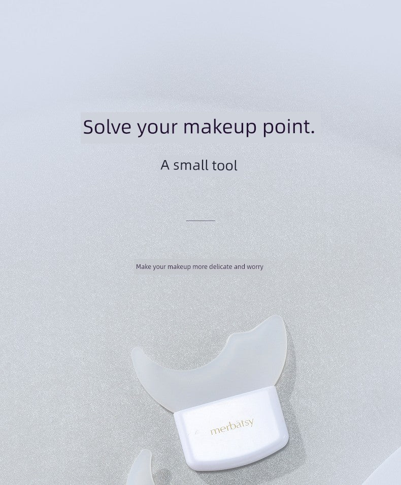 Eye Shadow Anti-Spill Glue Silicone Tool Mascara