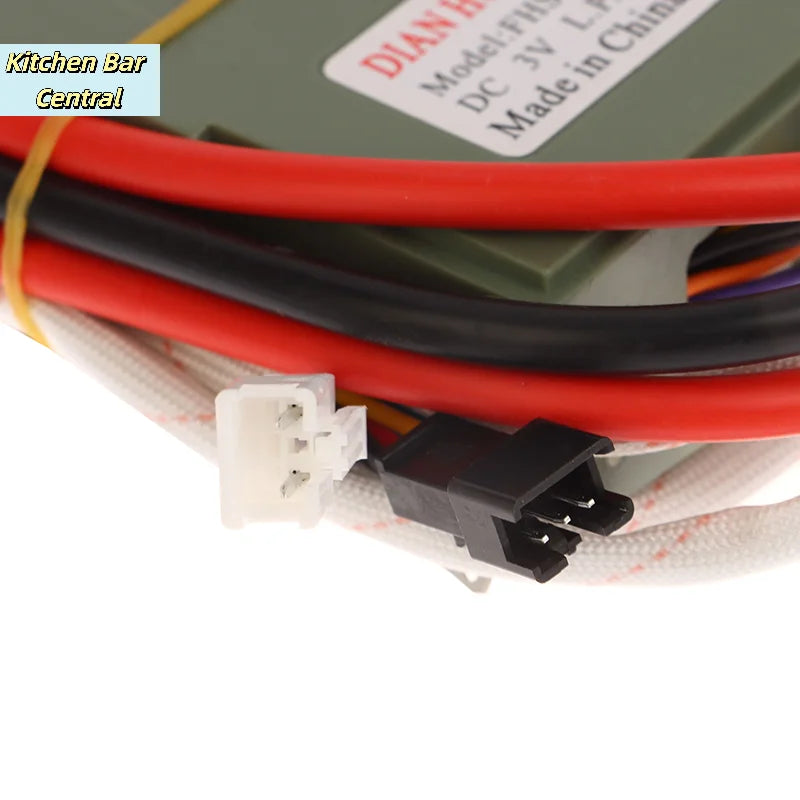 【DC 3V Gas Stove Double Ignition With Temperature Control And Display Pulse Igniter 12 Wires For Gas Water Heater】