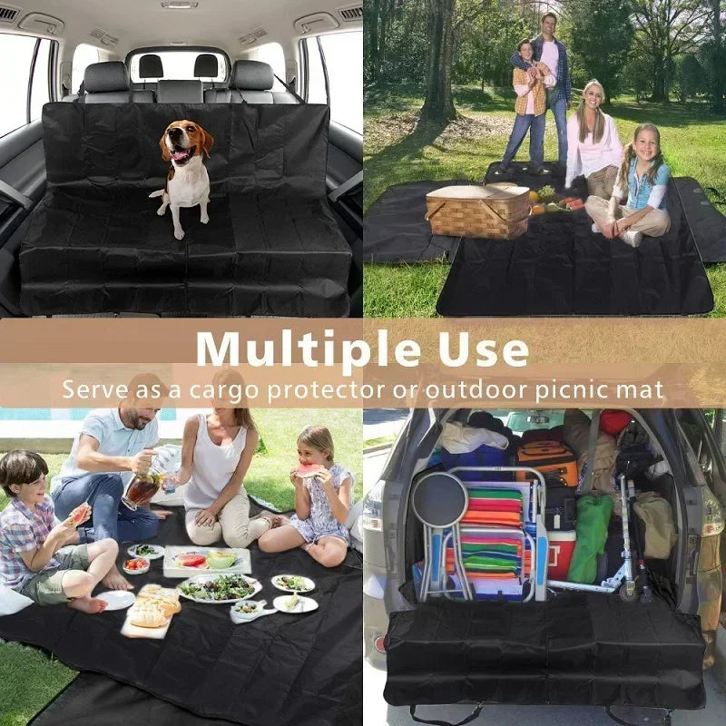 New Dog Car Seat Cover Waterproof Pet Carrier Backseat Cushion Mat for Dogs Folding Cat Hammock Trunk Rear Back Seat