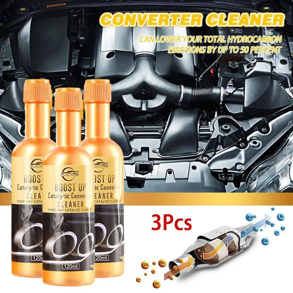 3pcs 120ML  Car Catalytic Converter Cleaners Automobile Cleaner Catalysts Easy To Clean Engine Accelerators CSV