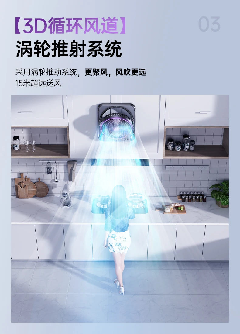 Remote Control Wall Hanging Electric Fan, Kitchen Toilet Special Refrigeration Mini Air Conditioner, Silent Charging Wall Fans