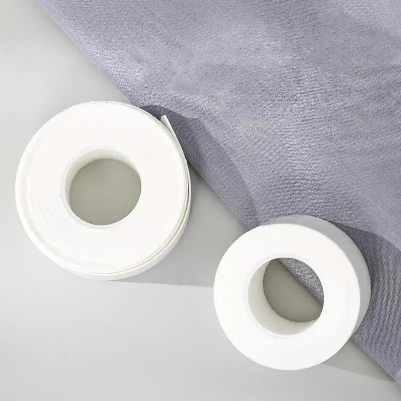 8/80M Hat Shirt Collar Anti-dirty Grime Protector Fixing Sticker Self-adhesive Disposable Tape Rolled Sweat-absorbent Tape