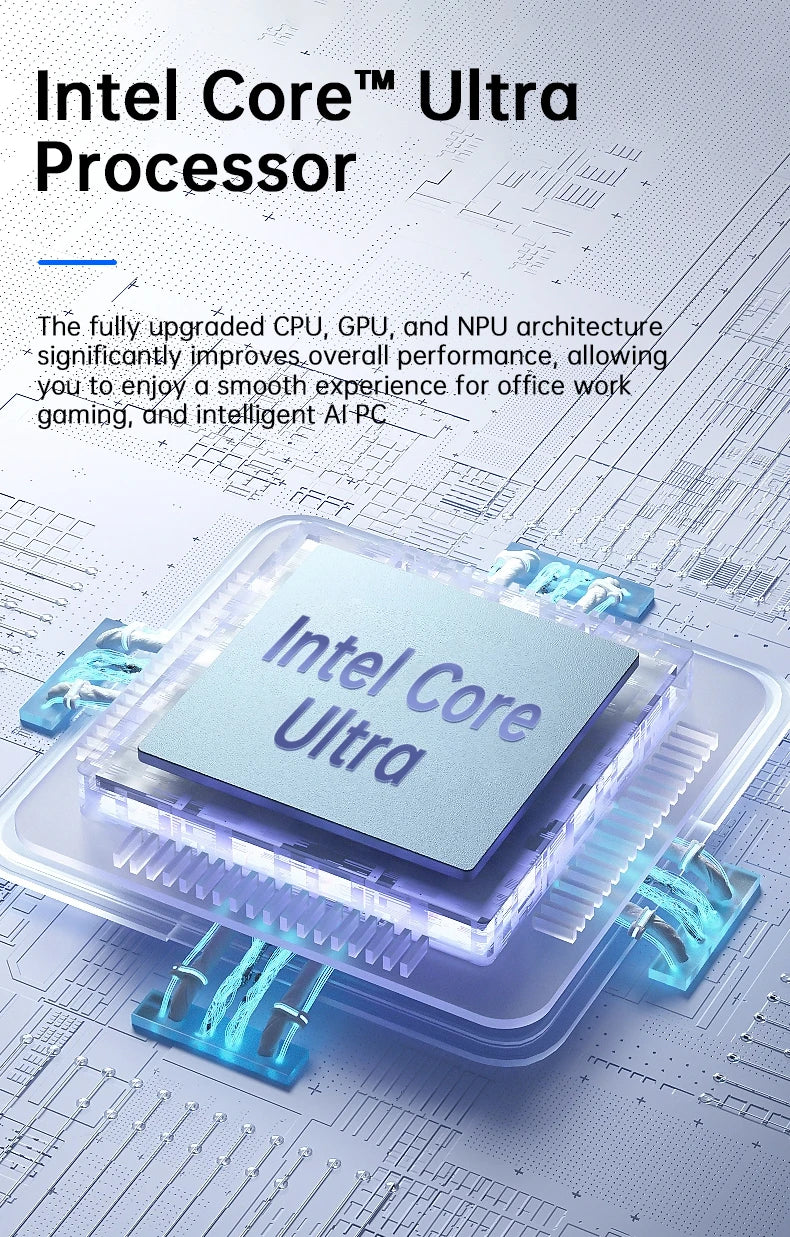 Topton Mini PC Gamer Intel Ultra 9 285H ES 7 255H ES 5 235H ES OCuLink USB4 2x2.5G LAN 2xNVMe Desktop Computer Windows 11 WiFi6E