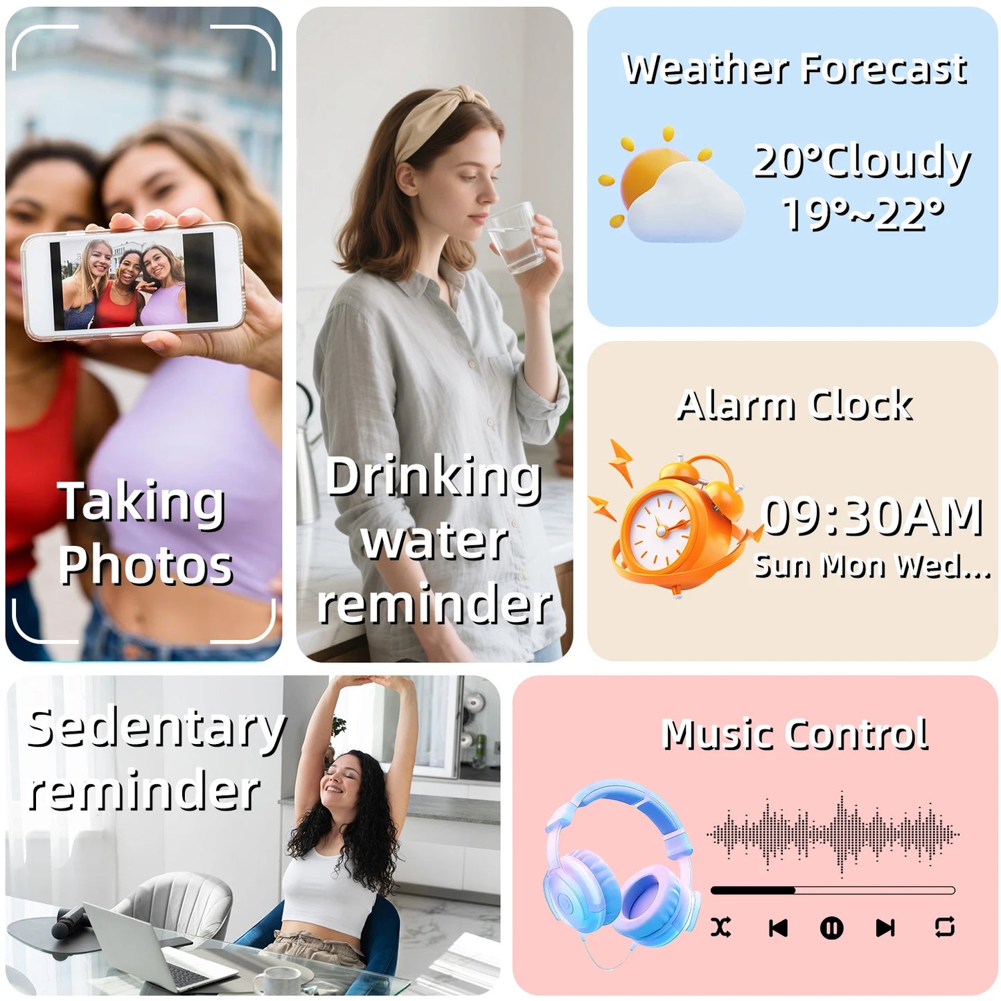 2025 New Smartwatch 1.83‘‘HD Screen with Wireless Call Sport Fitness Tracker Music Control Sedentary Reminder for Men Women Gift