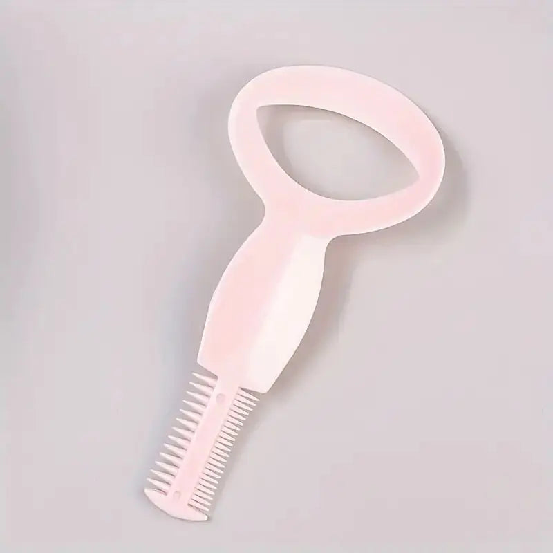 1pc Pro Practical Eyeliner Stencil Kit - Easy-to-Use Mascara Shield Guard with Comb and Eyelash Applicator Tool for Precise