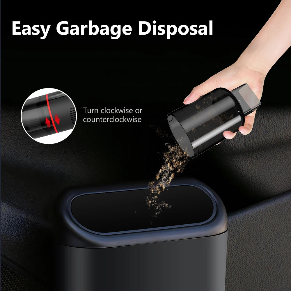 Carsun 5000Pa Wired Car Vacuum Cleaner - Portable Compact for Efficient In-Car Cleaning