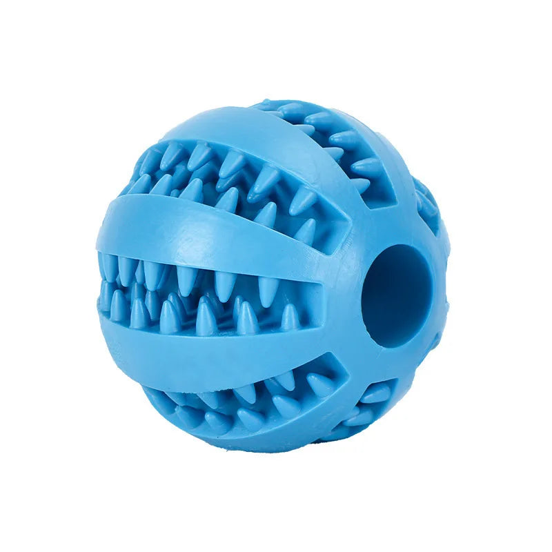 Pet Food Treat Feeder Dog Ball Nontoxic Bite Resistant Interactive Chew Toy Teeth Cleaning Ball Indoor Outdoor Cat Playing Toy