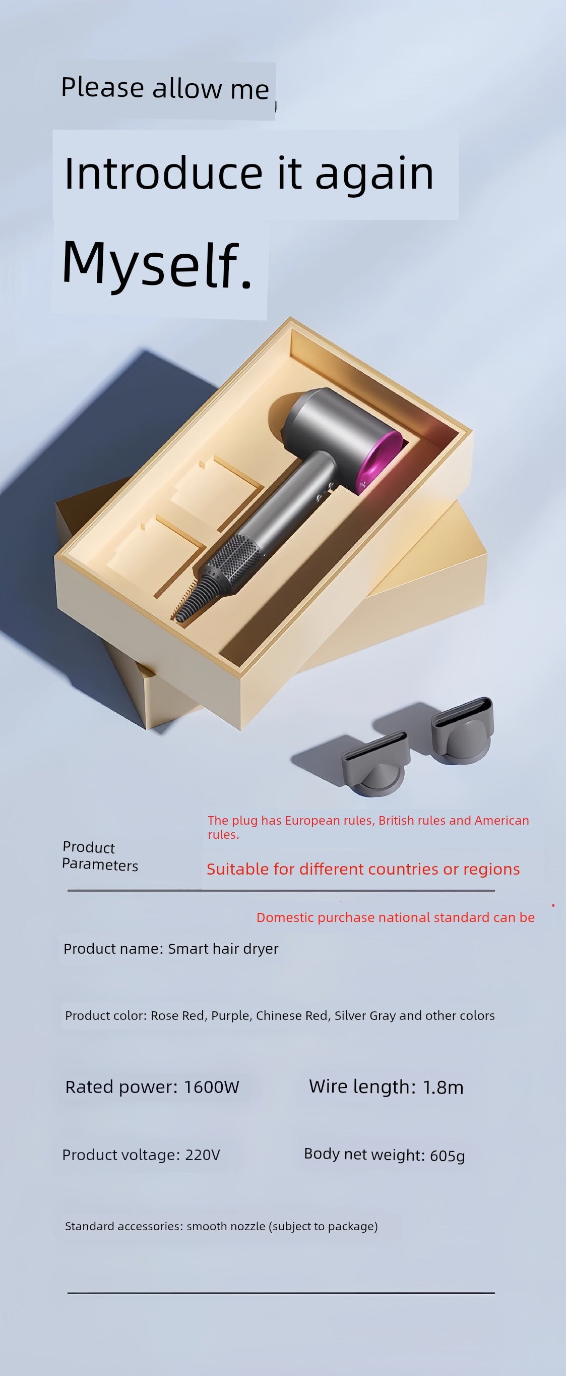 Hair Dryer For Home Negative Ion Top with High-Speed Hair Dryer Student High-Power Negative Ion Leaf-Free Hair Blowing Hair Dryer