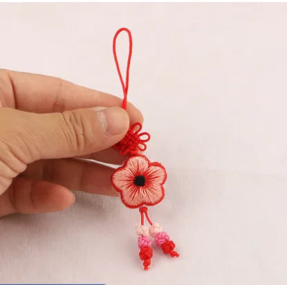 10 Pcs Y2K Bag Charms - Cute Embroidered Butterfly, Fish & Flower Pendants for Keychain, Phone Case Lanyard, Purse Accessory