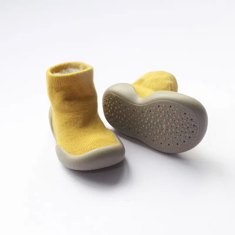 Baby Walking Shoes Spring and Autumn Children's Solid Color Anti Slip Children's Shoes Socks Floor Socks for Boys and Girls